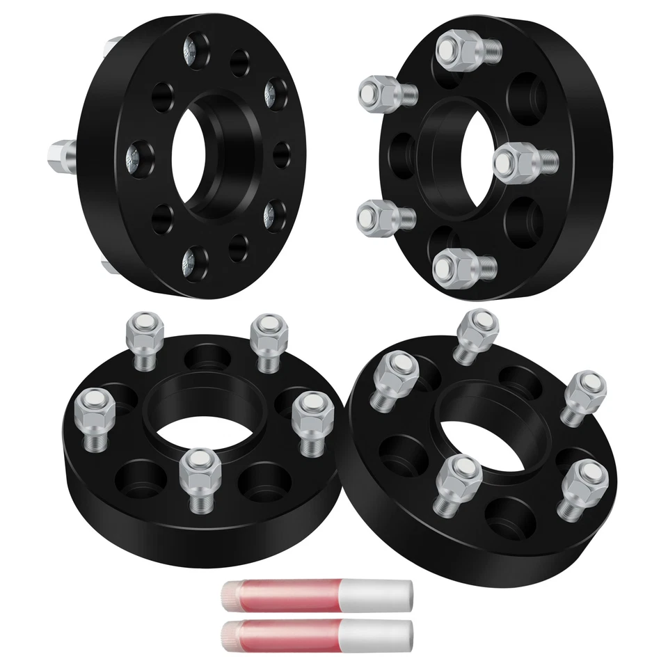 2X 1.25" 5x4.5 to 5x5 Hubcentric Wheel Spacers 5 Lug For Jeep Cherokee 1980-2001 Foto 1 de 4