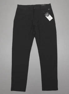 Kenneth Cole Active Chino Tech Pants Black Classic Fit Stretch Wickling 32x32 - Picture 1 of 10