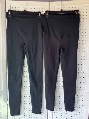 LOT/2 Women's XS Maternity Leggings Black Stretch Gap Fit & Zella - Image 1 of 4