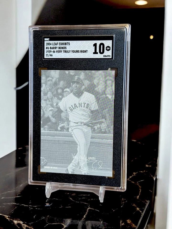 Barry Bonds 1939 serie #/46 POP 1 2004 exposiciones mirando bien SGC 10 impecable Foto 1 de 3