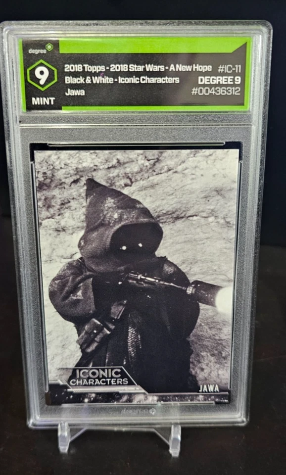 2018 Topps Star Wars Black & White A New Hope Jawa conic Characters DEGREE 9 - Image 1 of 3