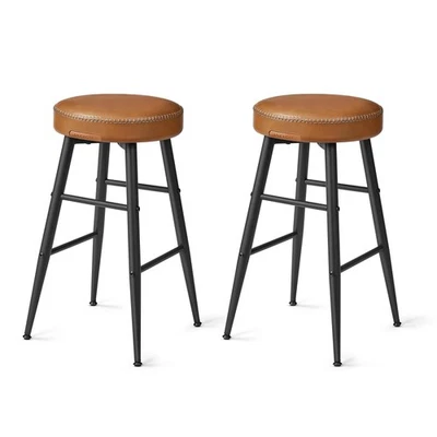 EKHO Collection - Bar Stools Set of 2 Counter Height Bar Stools Kitchen Count - Image 1 of 4