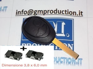 Cubierta Cover Carcasa Para Llave Cle Control Remoto BMW Mini Cooper One + 2 - Imagen 1 de 1