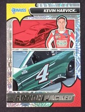 2022 Panini Donruss Racing Action Packed #5 Kevin Harvick - Retail Refractor