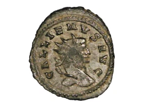 ANTIGUO EMPERADOR ROMANO GALLIENO PLATA ANTONINIANO FORTUNA MILAN RARA MONEDA S - Imagen 1 de 10