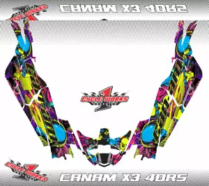 Can-am Canam Maverick X3 4 DOORS SEMI CUSTOM GRAPHICS KIT VICTORIA - Bild 1 von 9