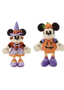 DISNEY Store PLUSH HALLOWEEN 2020 MICKEY & Minnie MOUSE NWT - Picture 1 of 5