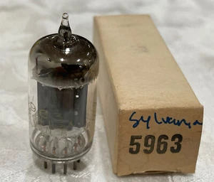  SYLVANIA 5963 12AU7 Tubes  - Picture 1 of 8