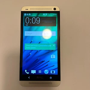 HTC One M7 32GB Unlocked Sliver Smartphone- (PN07100) *Good Condition* - Picture 1 of 7