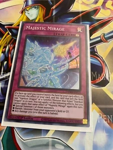 MAJESTIC MIRAGE DAMA-EN070 1A ED YUGIOH DAWN OF MAJESTY (SUPER, QUASI NUOVO) - Foto 1 di 1
