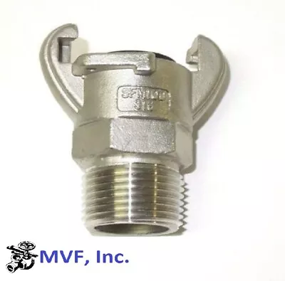 3/4" Male NPT Universal Crowfoot Coupling Chicago Fitting 316 Stainless SFM075SS