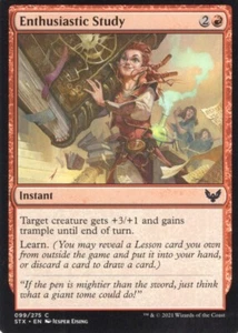 ENTHUSIASTIC STUDY 099/275 STRIXHAVEN SOM MTG MAGIC NM (yourdeckbuilder) - Picture 1 of 1