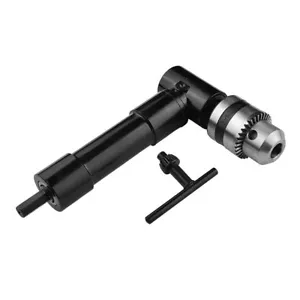 Metal Head Right Angle Bend Extension Chuck 90 Degree Drill Attachment Adaptor - Picture 1 of 6