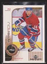 Montreal Canadiens Cards Inserts Vintage Rookies Collection