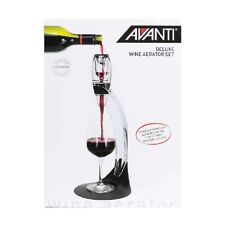 NEW AVANTI DELUXE RED WINE AERATOR SET Pouring Stand Filter Pourer
