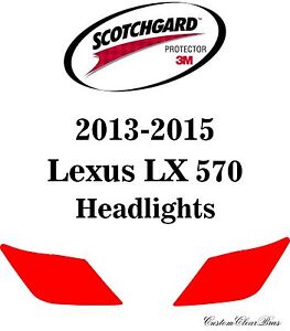 3M Scotchgard Paint Protection Film Clear Bra 2013 2014 2015 Lexus LX 570