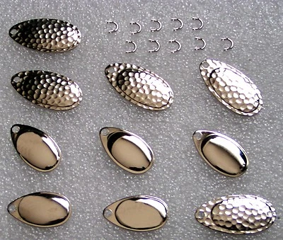 20 Teile Spinner bau,10 French Spinner Blätter Geige klang + 10 Blätterbügel,Neu - Bild 1 von 2