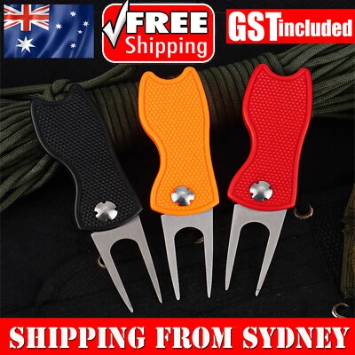 UP 10X Foldable Golf Ball Marker Repairer Pitch Magnetic Mark Divot Repair Tools - image 1 of 4