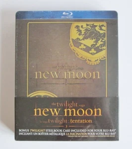 THE TWILIGHT SAGA NEW MOON BLU RAY + STEELBOOK CASE - BRAND NEW / SEALED - Picture 1 of 9