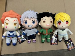 Lot Of 4 Hunter X Hunter Anime Plush Stuffed 8" Gon, Hisoka, Killua, Curapika - Picture 1 of 5