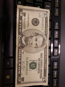 2003 A $5 Dollar Bill Trinary *FL 55811511 A* Fancy Serial Number! L12 - Picture 1 of 10