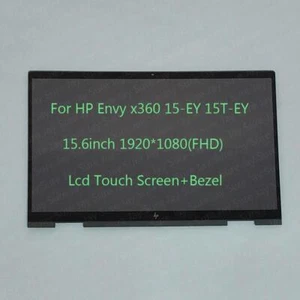 Pantalla táctil LCD + Conjunto de bisel para HP Envy x360 serie 15-EY 15T-EY - Imagen 1 de 7