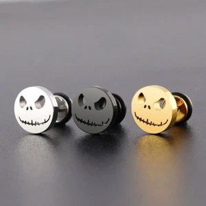 Nightmare Before Christmas Edelstahl Jack Skellington Ohrstecker - Bild 1 von 14