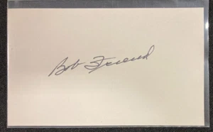 1950S/60S AUTO! BASEBALL SIGNED 3X5 CARD BOB FRIEND W/COA JSA AVAILABLE CF - Picture 1 of 2