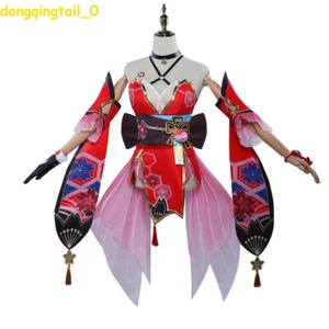 Anime Honkai Star Rail Sparkle Cosplay Dress Costume Wig Full Set Uniform Party - Picture 1 of 14