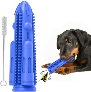 Dog Toys Toothbrush Chew Toy Squeaky Teeth Cleaning Toy Puppy  (Fit 20-70 lbs)