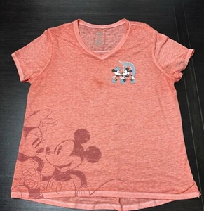 Disney Parks Mickey & Minnie Love Damen Top Gr. XL koralle, leicht - Bild 1 von 5
