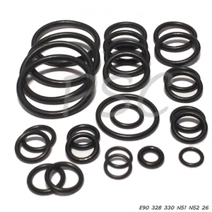 Cooling system radiator hoses O rings 4 BMW E90 E91 E92 E93 328i Xi 330i N52 51  - Bild 1 von 1