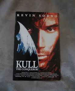 Mini póster de película Kull the Conqueror 1997 Kevin Sorbo Robert E. Howard 11x17 EX - Imagen 1 de 1