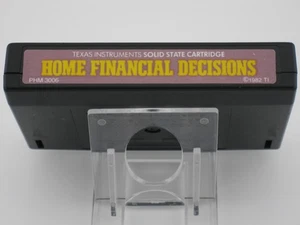 Texas Instruments TI-99 4A computer cartridge, Home Financial Decisions (1979) - Picture 1 of 5