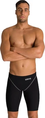 Traje de baño arena Powerskin ST 2.0 Jammers Racing para hombre, negro, talla 34 Foto 1 de 2