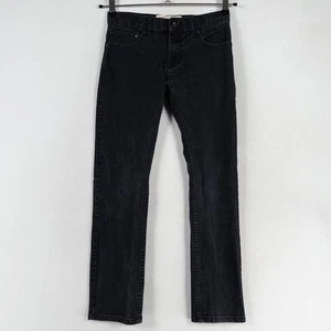 Levi's 511 Slim Jeans Boys Sz 14 Reg 27 x 27 Black Cotton Blend 5 Pocket - Picture 1 of 9