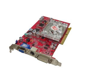 H.I.S EXCALIBUR RADEON 9600 PRO 128MB AGP  DDR SDRAM DVI VGA S-VIDEO #GK12071 - Picture 1 of 3