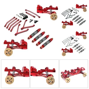 The Whole Car Tie Rod + Hydraulic Shock Absorber For FMS FCX24 1/24 RC Car - Imagen 1 de 10