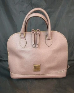 Dooney & Bourke Pebble Grain Leather Bitsy Bag Gray - Picture 1 of 12