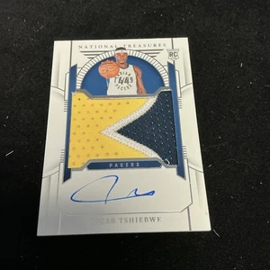 2023-24 National Treasures Oscar Tshiebwe Rookie Patch Auto #77/99 Pacers - Picture 1 of 2