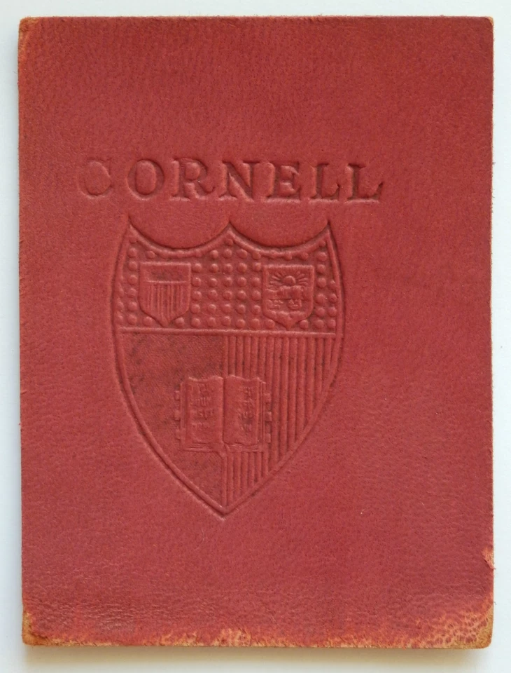 CORNELL UNIVERSITY Leather Seal 1910 American Tobacco Card  - Image 1 of 1