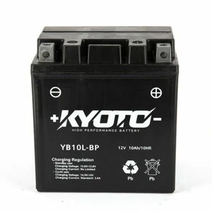 BATTERIA KYOTO SLA YB10L-BP PRONTA ALL'USO BEVERLY 500 VESPA GT 200 250 - Imagen 1 de 1