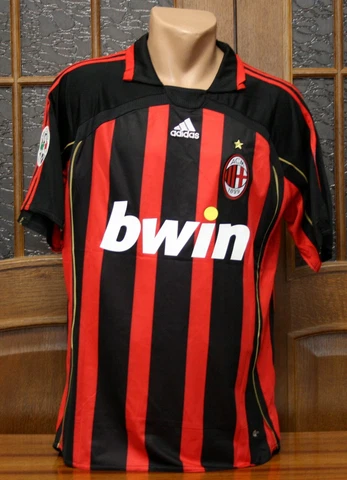 AC Milan Rossoneri 2006-07 Serie A home shirt jersey Cover