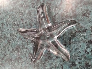 VTG BACCARAT CRYSTAL STARFISH PAPERWEIGHT 5" - Picture 1 of 2