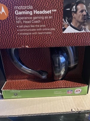 Motorola X205 Gray/Silver Headband Headsets for Microsoft Xbox 360 - Image 1 of 2