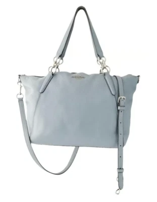 Bolso bandolera/bolso bandolera Coach Kelsey azul bebé con cierre de cremallera Foto 1 de 4