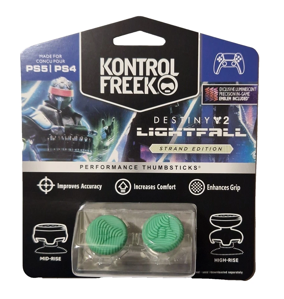KontrolFreek FPS Freek Lightfall PS5 PS4 Performance Thumbsticks 4 Prongs - Image 1 of 1