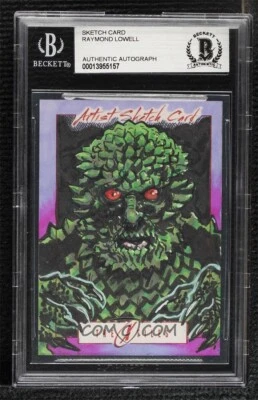 2013 IDW THE X FILES WERE-MONSTER ORIGINAL ART SKETCH CARD 1/1 BAS - Image 1 of 2