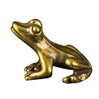 Bronze-Skulptur, kompakte, massive, reine Kupfer-Frosch-Skulpturen, leicht