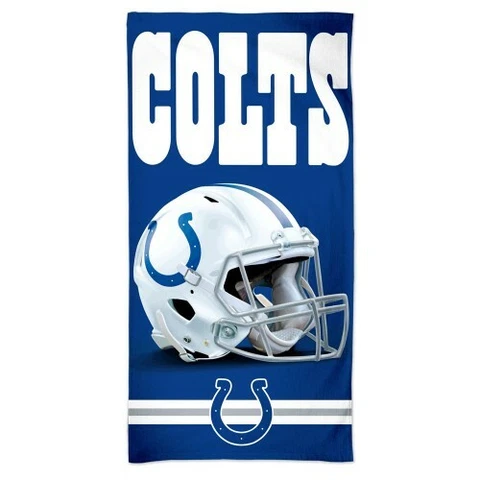 INDIANAPOLIS COLTS SPECTRA BEACH TOWEL 30"X60" COTTON PLUSH NFL LICENSED Cover
